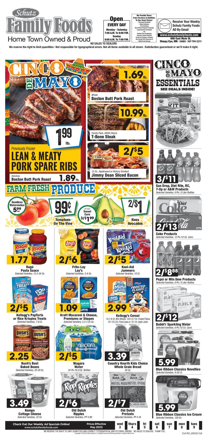 Schutz Family Foods | Ad Specials